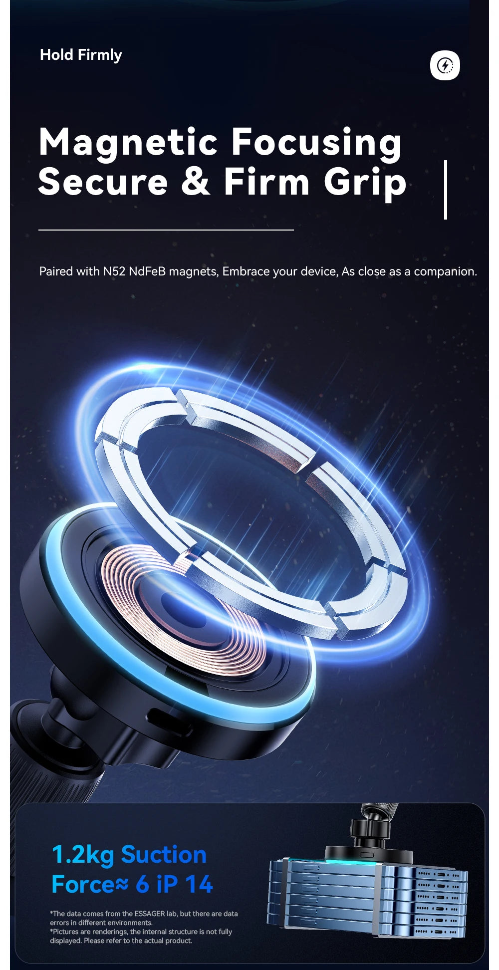 PrimeN'Led Charge+ Phone Holder